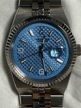 Giant Watch Men's Stainless Steel Watch in Light Blue Dial